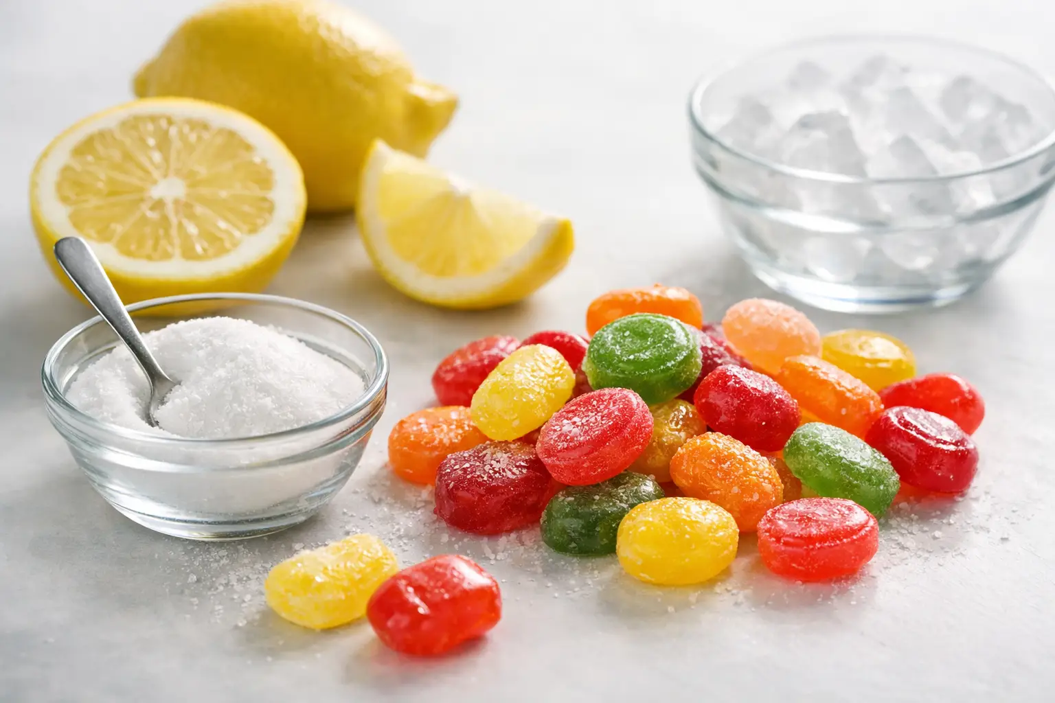 Citronsyre i bolsjer - sådan bruger du det