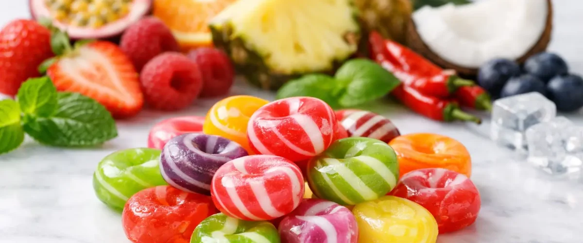 10 smagskombinationer til frugtbolsjer