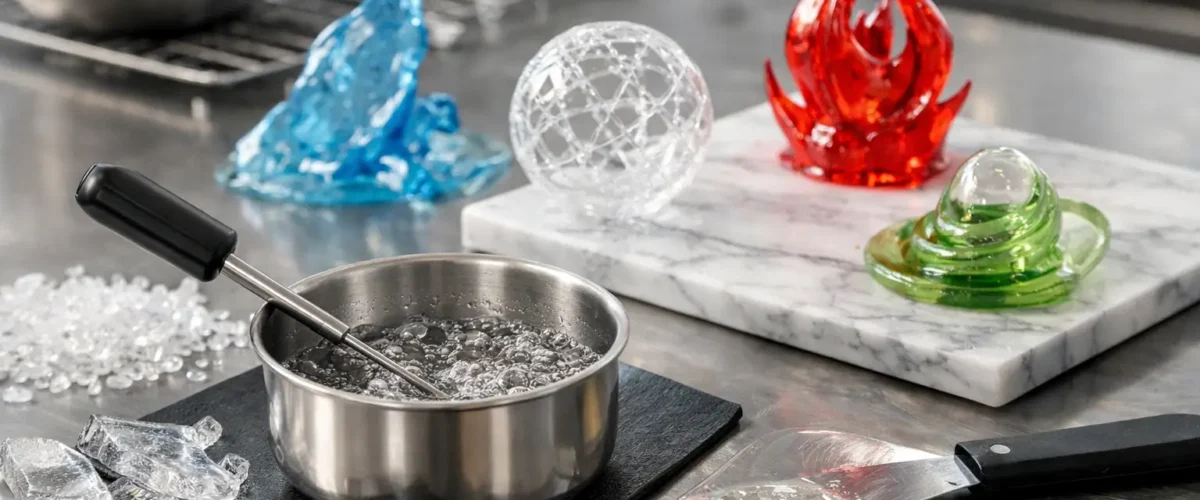 Sådan temperer du isomalt til dekoration
