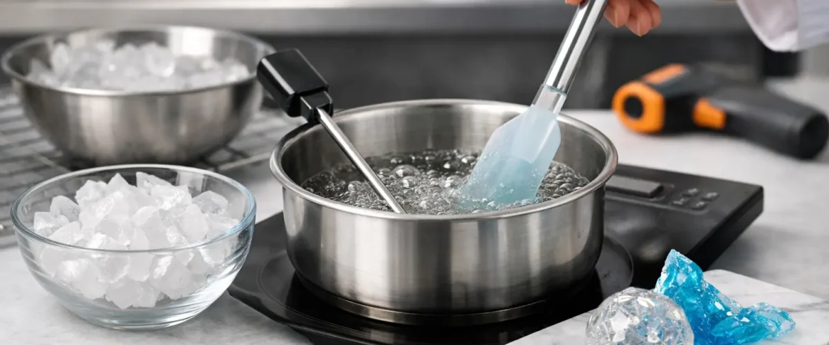 Sådan tempererer du isomalt korrekt