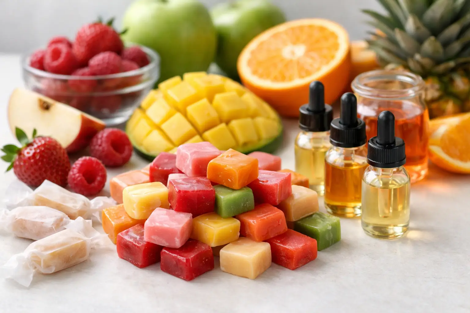 Bedste aromaer til frugtkarameller hjemme