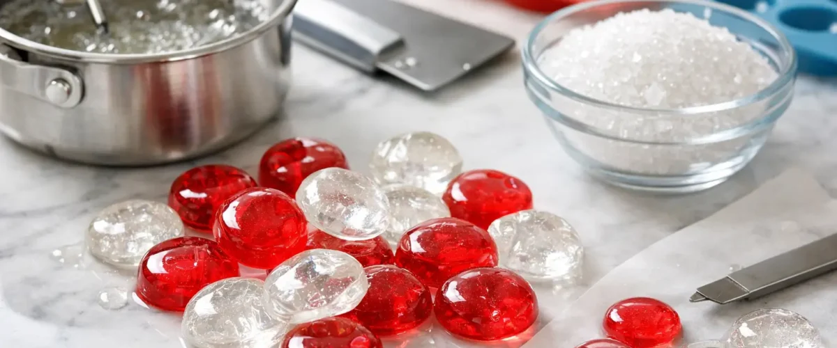 Lav klare bolsjer med isomalt uden problemer