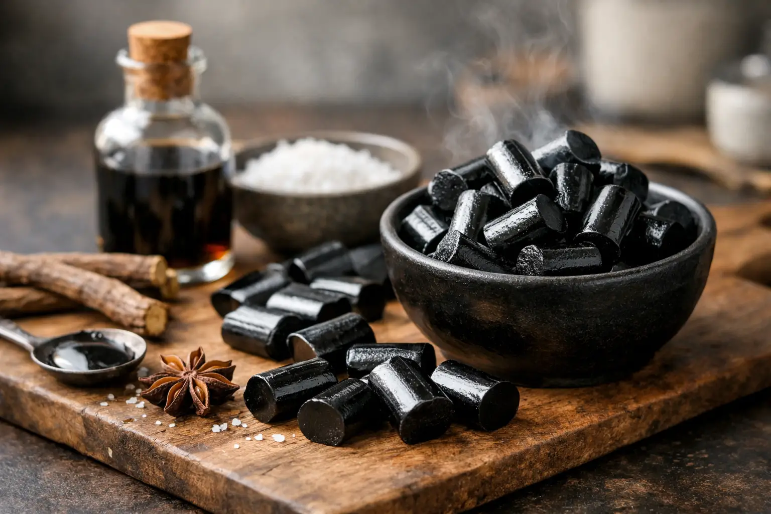 Lav hjemmelavet saltlakrids med aroma