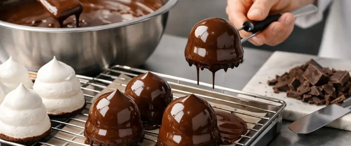 Temperer chokolade til flødeboller korrekt