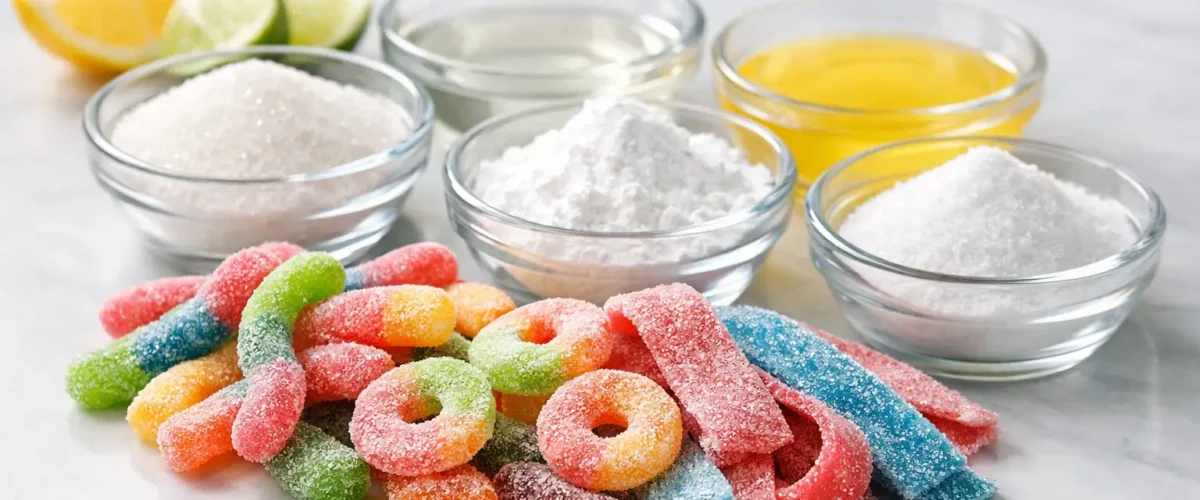 5 ingredienser til surt slik med god balance