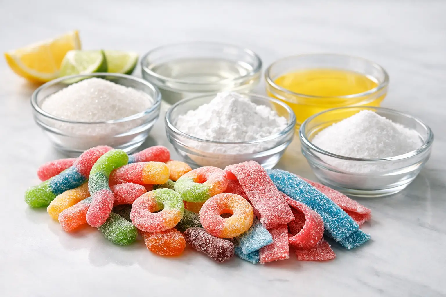 5 ingredienser til surt slik med god balance