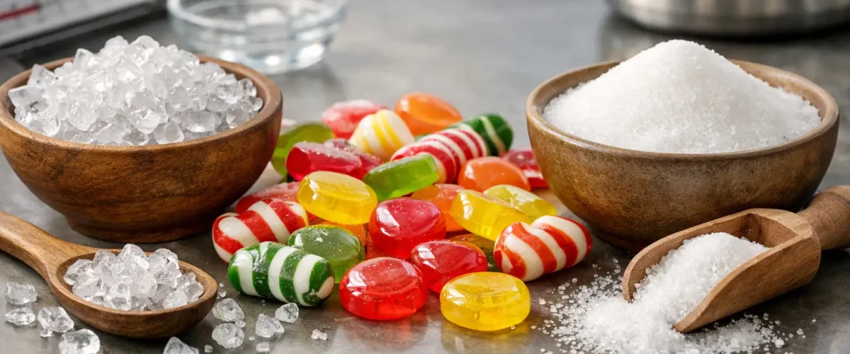 Isomalt versus sukker til hjemmelavet bolsjer