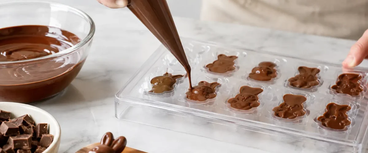 Sådan støber du chokoladefigurer uden fejl