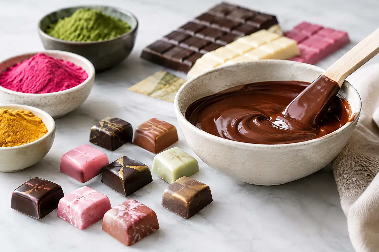 Kan man farve chokolade? Ja, sådan gør du